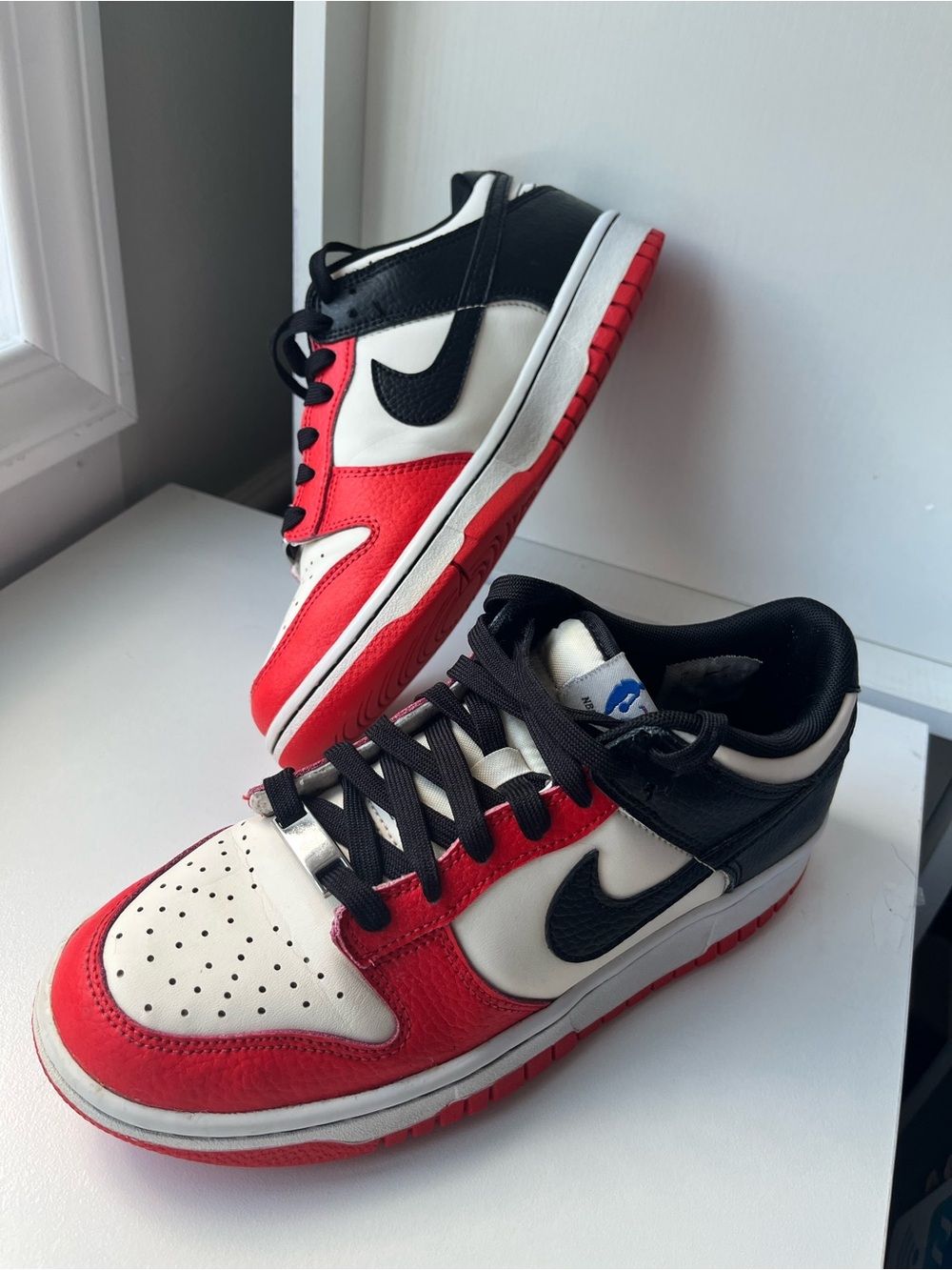Nike Dunk 75th Anniversary Red / White Shoe Chicago 6 youth